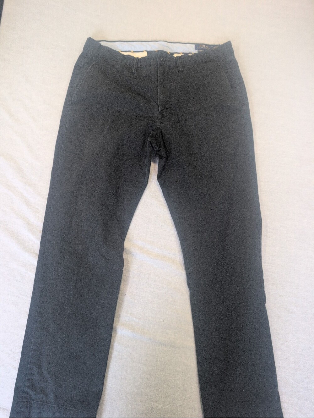 Polo Ralph Lauren Stretch Straight Fit 34/30 black chino pants